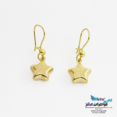 گوشواره طلا - طرح ستاره