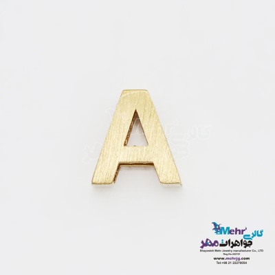 آویز طلا - طرح حروف الفبای لاتین
