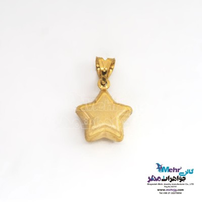 آویز طلا - طرح ستاره