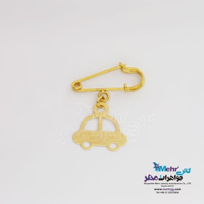 سنجاق سینه طلا - طرح ماشین