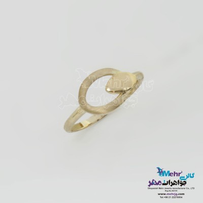 انگشتر طلا - طرح هندسی