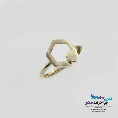 انگشتر طلا - طرح هندسی