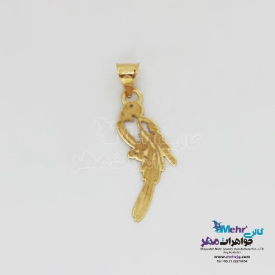 آویز طلا - طرح طوطی
