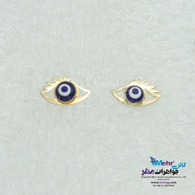 گوشواره طلا - طرح چشم نظر