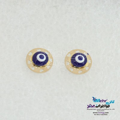 گوشواره طلا - طرح چشم نظر