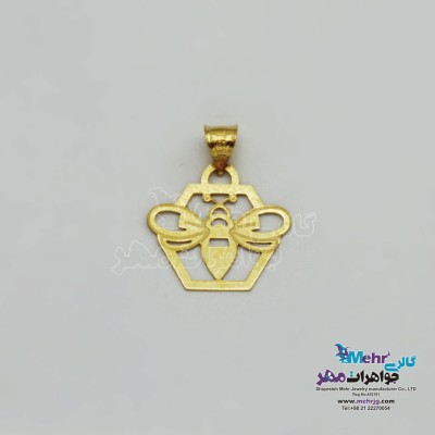 آویز طلا - طرح زنبور