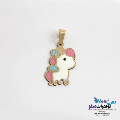 آویز طلا - طرح یونیکورن