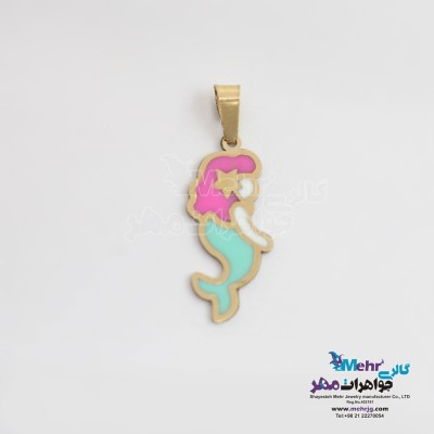 آویز طلا - طرح پری دریایی