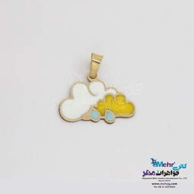 آویز طلا - طرح ابر