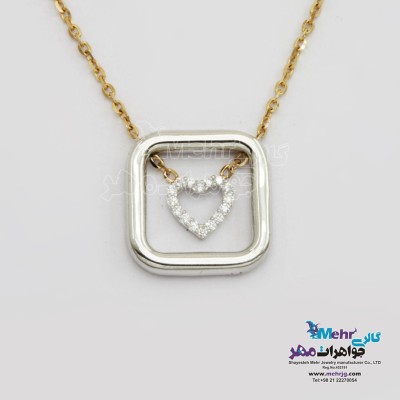 گردنبند طلا - طرح قلب