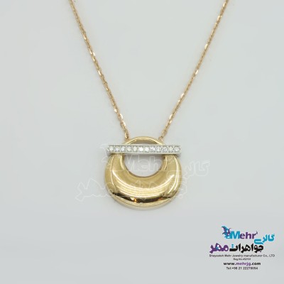 گردنبند طلا - طرح هندسی