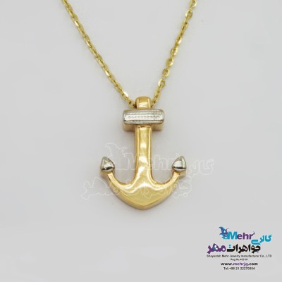 گردنبند طلا - طرح لنگر
