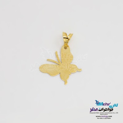 آویز طلا - طرح پروانه