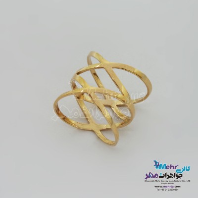 انگشتر طلا - طرح موازی