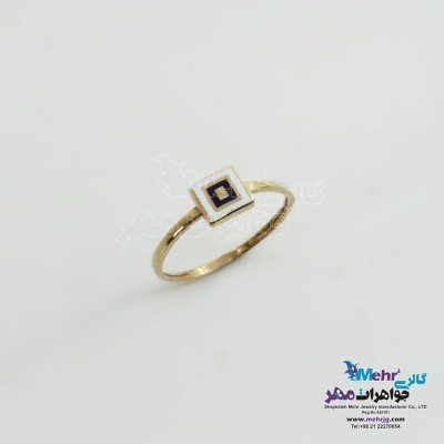 انگشتر طلا - طرح چشم نظر