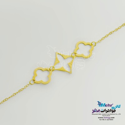 دستبند طلا - طرح ونکلیف
