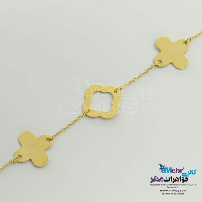 دستبند طلا - طرح ونکلیف