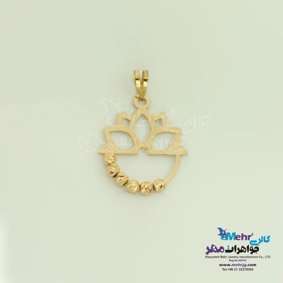 آویز طلا - طرح اسلیمی