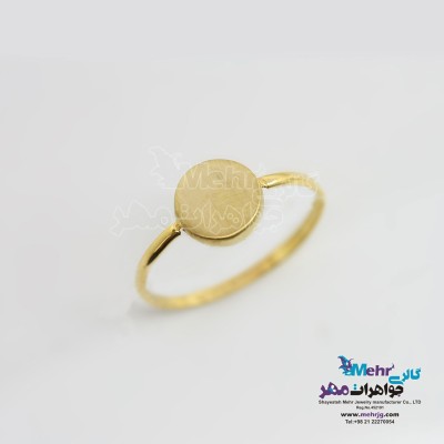 انگشتر طلا - طرح هندسی