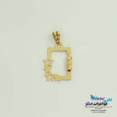 آویز طلا - طرح ستاره