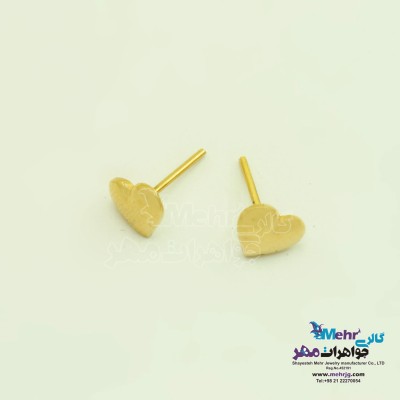 گوشواره طلا - طرح قلب