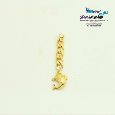 اویز طلا - طرح دلفین