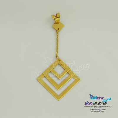 اویز طلا - طرح هندسی