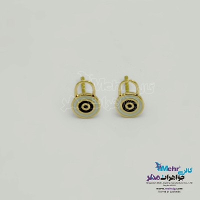 گوشواره طلا - طرح چشم نظر