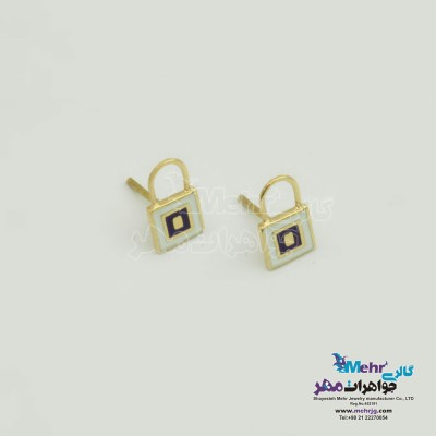 گوشواره طلا - طرح چشم نظر
