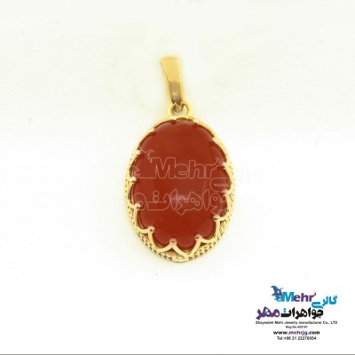 آویز طلا - طرح تاج