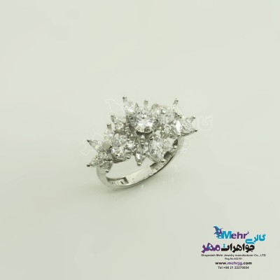 انگشتر طلا - طرح فلاور