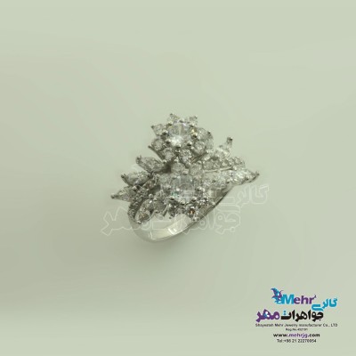 انگشتر طلا - طرح گل هشت پر