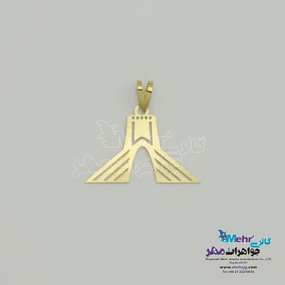 آویز طلا - طرح آزادی
