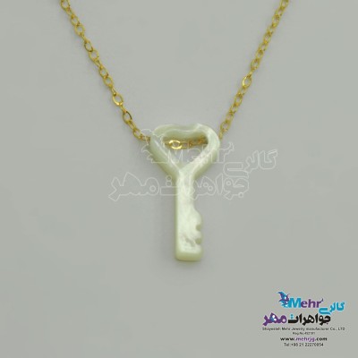 گردنبند طلا - طرح کلید