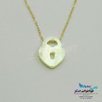 گردنبند طلا - طرح قفل