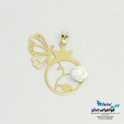 آویز طلا - طرح انار
