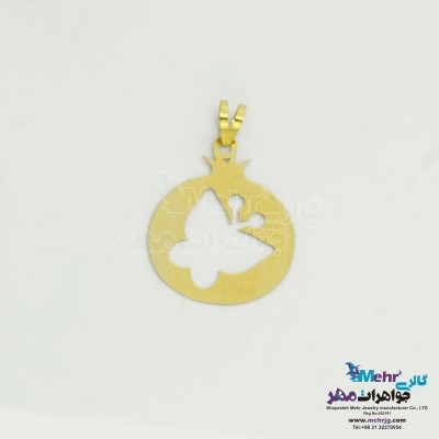 آویز طلا - طرح پروانه