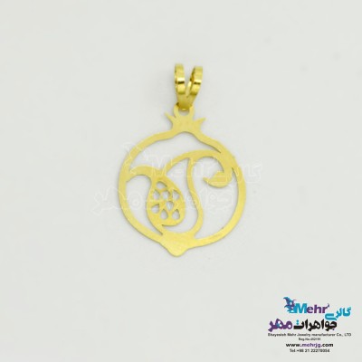 آویز طلا - طرح انار