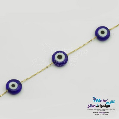 دستبند طلا - طرح چشم نظر