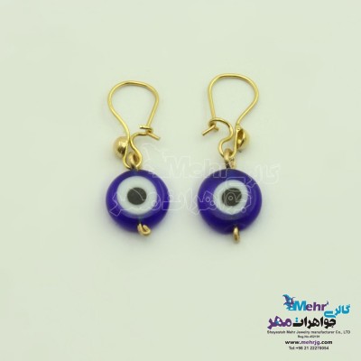 گوشواره طلا - طرح چشم نظر