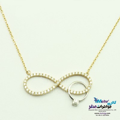 گردنبند طلا - طرح بینهایت
