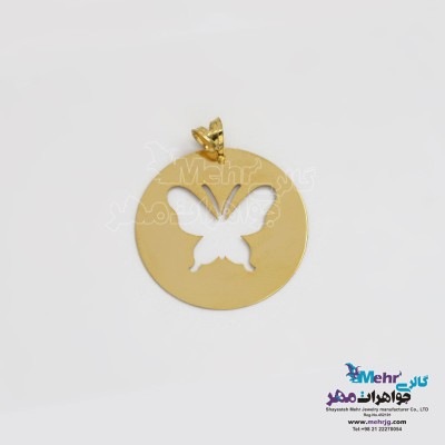 آویز طلا - طرح پروانه