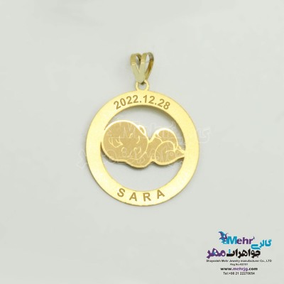 آویز طلا - طرح نوزاد