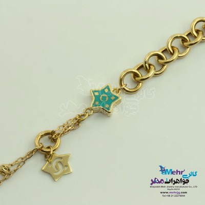 دستبند طلا - طرح ستاره