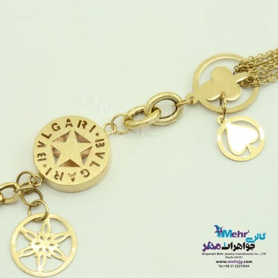دستبند طلا - طرح بولگاری