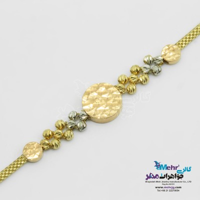 دستبند طلا - طرح هندسی