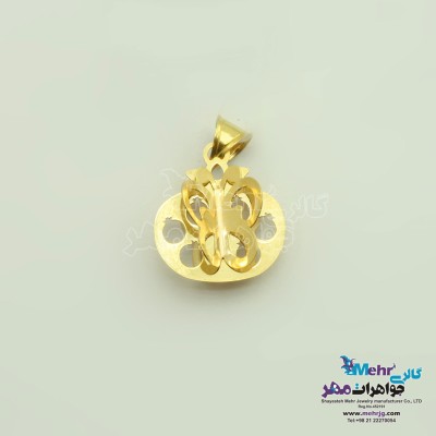 آویز طلا - طرح پروانه