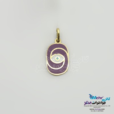 آویز طلا - طرح چشم نظر