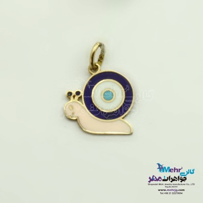 آویز طلا - طرح حلزون