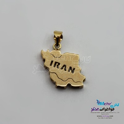 آویز طلا - طرح ایران
